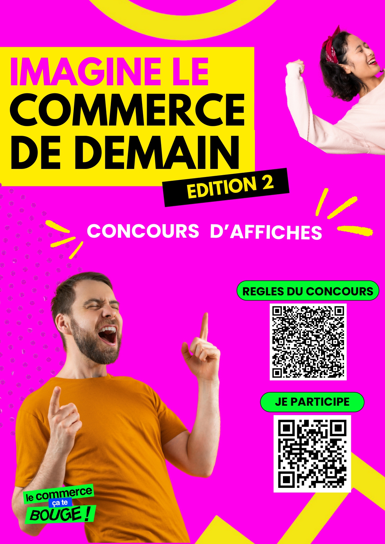 Affiche concours imagine le commerce de demain
