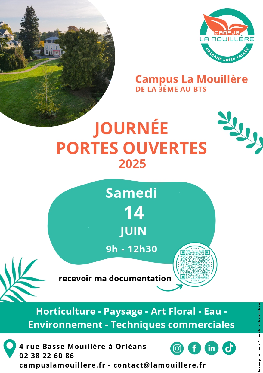 Affiche journée portes ouvertes samedi 14-06-2025 campus la mouillere