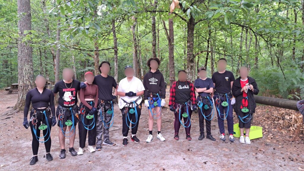Journée accrobranche inter ML