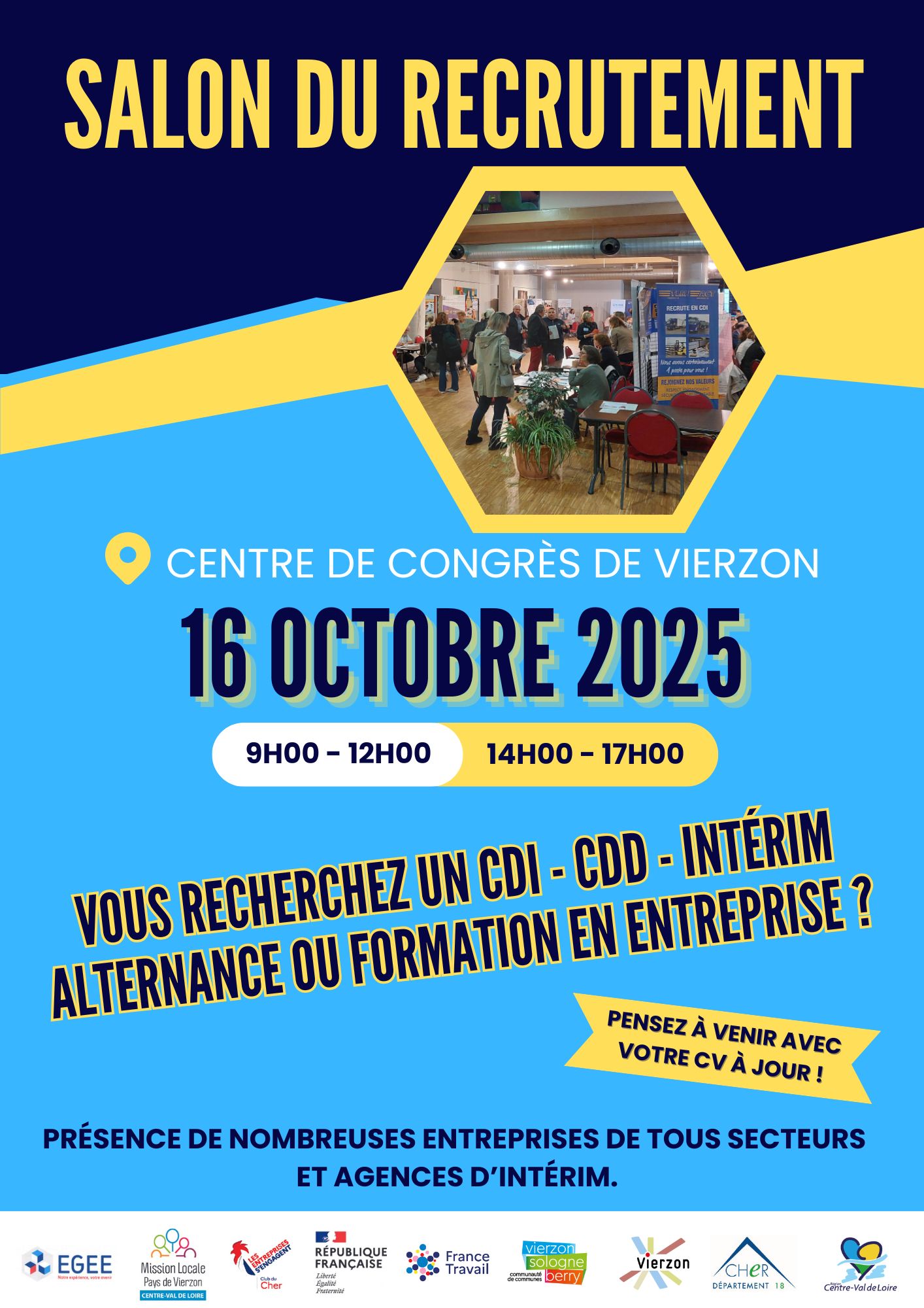 Affiche Réseaux Salon du recrutement